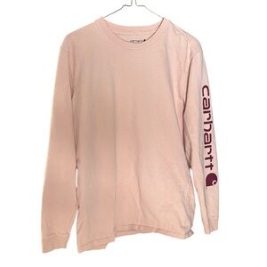 Women’s pink Carhartt long sleeve shirt